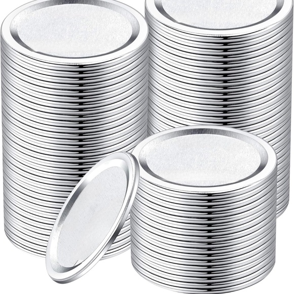 Mason Jar Canning Lids 3.25” (82.5mm) - 24 Count - Picture 2 of 4